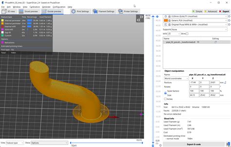 conical slicing tutorial